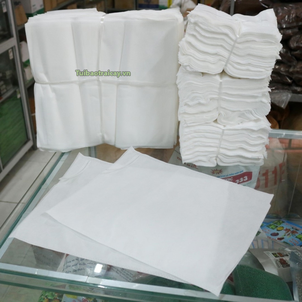 Túi bọc trái cây chống côn trùng, túi vải không dệt bao trái cây 30x35cm-25c