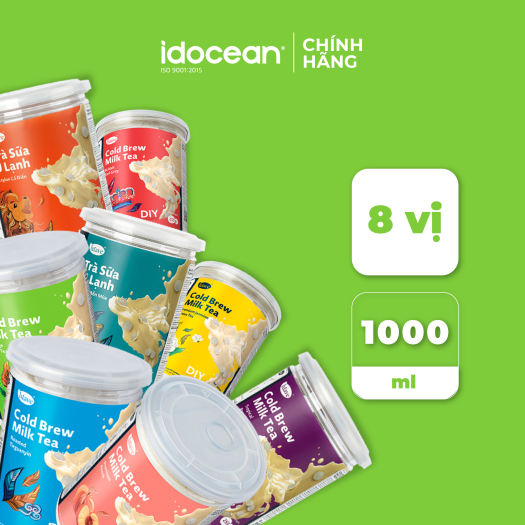 Trà Sữa Ủ Lạnh Lúave Cold Brew Milk Tea (8 Vị) - Pha được 1-1,2L - Không cần nấu/Không cần thêm sữa đặc - 255GR