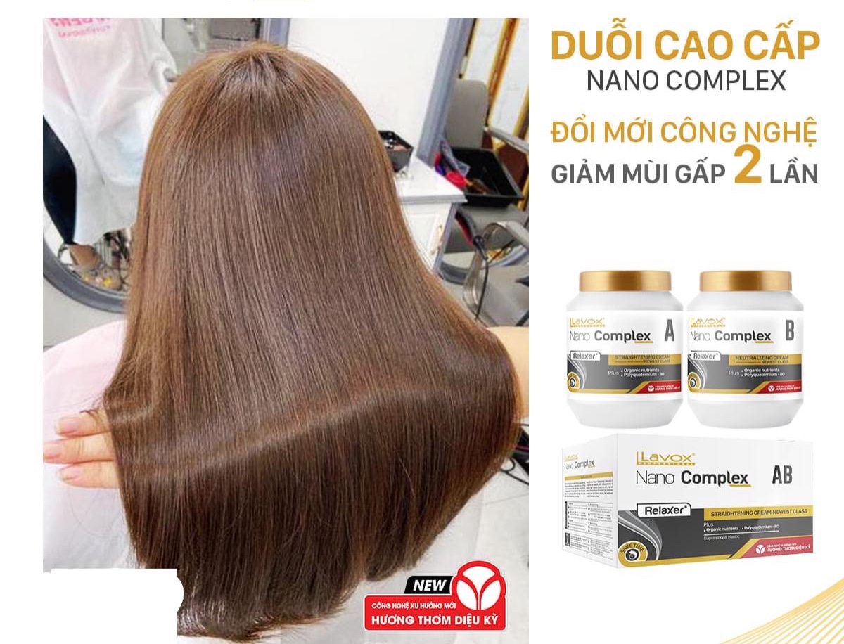 Kem Duỗi Tóc HƯƠNG THƠM DIỆU KỲ LAVOX công nghệ NANO Compex 500ml & 1000ml ,Dùng cho mọi tóc