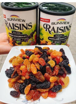 NHO KHÔ RAISINS HỘP 425G