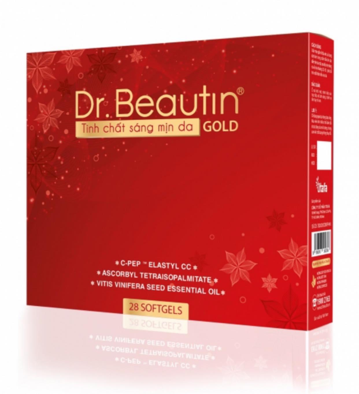 Viên Bôi Tế Bào Gốc Dr.Beautin Gold HỘP 28V