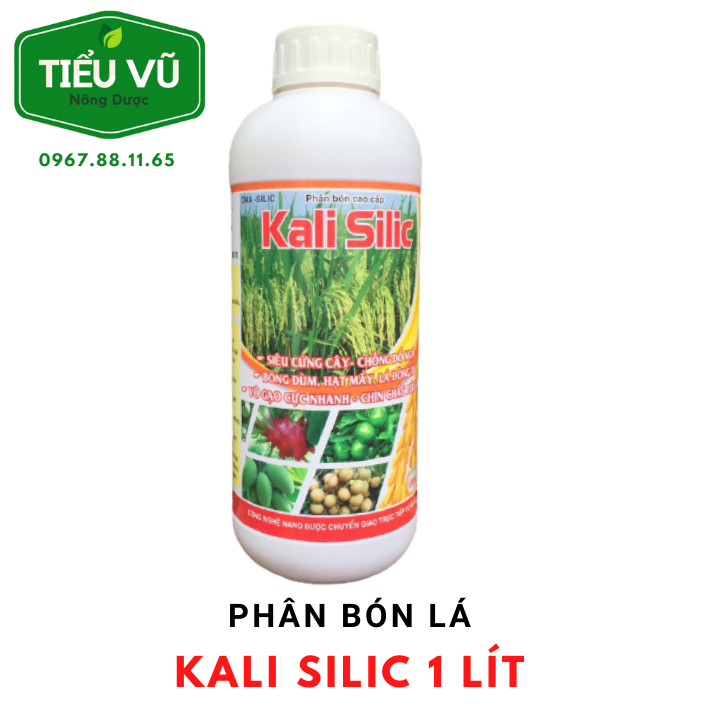 Phân bón Kali Silic 1 lít to hạt, nặng ký, cứng cây