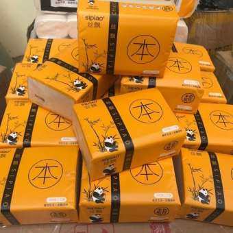 1 Thùng Giấy Ăn Gấu Trúc 30 Gói Giấy Ăn Khăn Giấy Gấu Trúc 3 Lớp