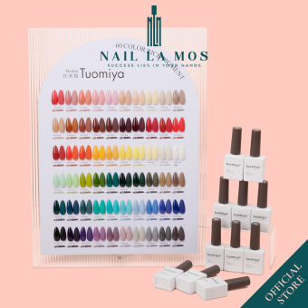 Set sơn gel Tuomiya chính hãng 60 màu - Sơn móng tay làm nail màu sắc tươi sáng, tone cơ bản (tặng kèm bảng màu)