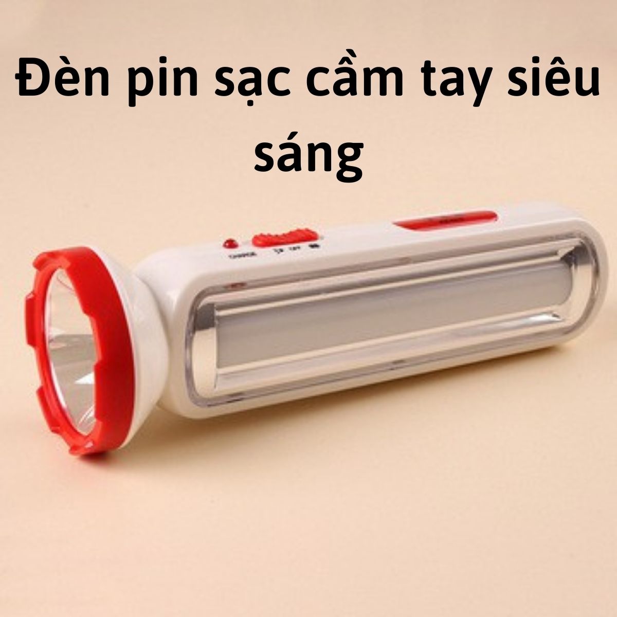 Đèn pin cầm tay siêu sáng có đèn 2 chế độ kn-4316, kn-4110 - điện hưng hải