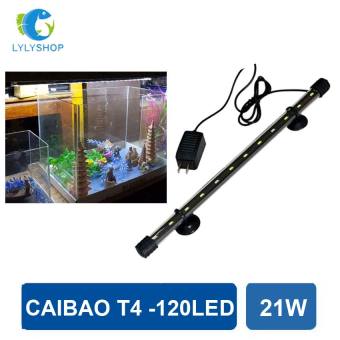 Đèn Led bể cá 1.2m - 1.5m CAIBAO T4-120LED công suất 21W, dài 118.5cm, chống nước , ánh sáng trắng đẹp cao cấp.