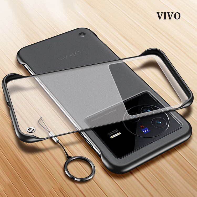 Ốp Lưng Vivo X80/X80 Pro/Vivo X50 Pro/ Vivo X50/X70/X70 Pro Ốp Lưng Cứng Không Viền Trong Suốt