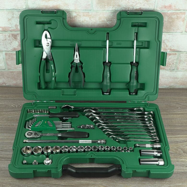 Bộ dụng cụ sửa chữa ô tô 56 chi tiết 09509