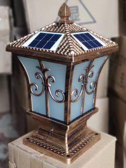 Đèn Năng Lượng Mặt Trời Trụ Cổng Cao Cấp