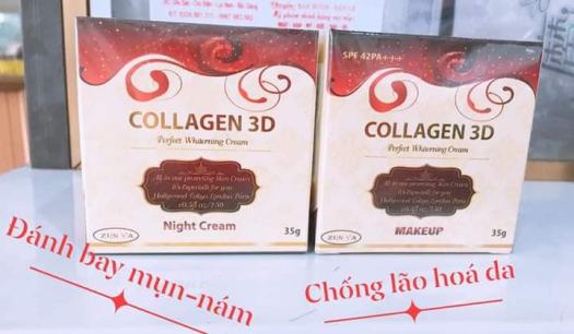 Kem dưỡng da chống nám tàn nhang Collagen 3D Nhật Bản
