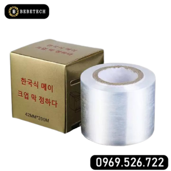 Cuộn Nilon BÉ Cuộn Ủ t.e Mày Môi 42mm Cuộn màng co 4.2cm dùng trong phun xăm