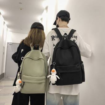 Balo Ulzzang kiểu Hàn Quốc trơn đen BASIC MÀU nhiều màu vải dù chống nước đi học đi chơi nam nữ