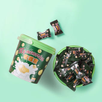 hộp xanh ] KẸO SOCOLA XÔ MY MEMORIES SIÊU HOT TREND hộp 168gr ( phiên bản sữa