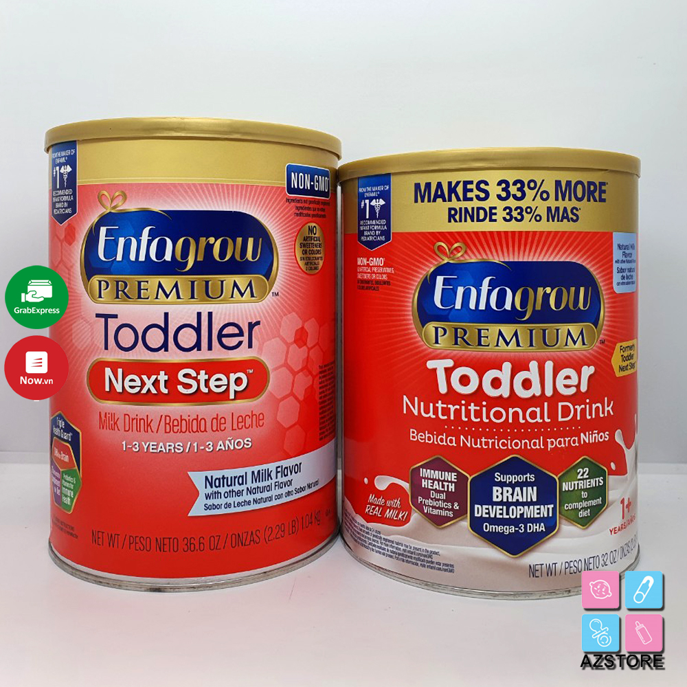 Sữa bột enfagrow premium toddler cho bé - enfagrow nắp đỏ 680gr , 907gr , 1.04kg - mỹ