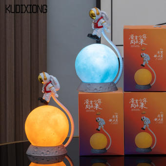 Kudixiong đèn ban đêm Phi Hành Gia trang trí đèn mặt trăng trang trí món quà sinh nhật