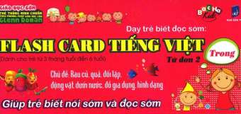 Dạy Trẻ Biết Đọc Sớm: Flash Card Tiếng Việt - Từ Đơn 2 - Công Cát,Thành Luân