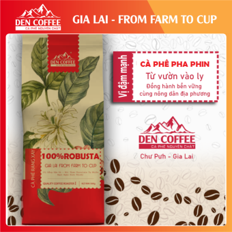 500gram 100% ROBUSTA ,cà phê bột nguyên chất - Gu đậm đà pha phin , CÀ PHÊ GIA LAI