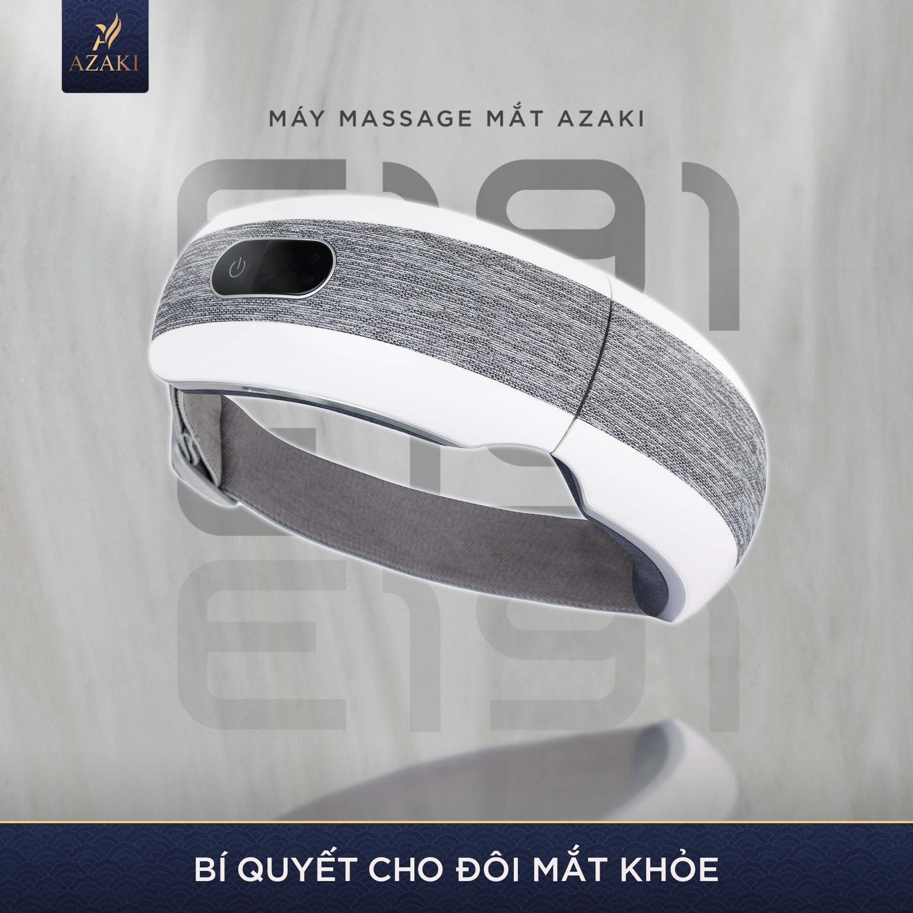 Máy massage mắt Azaki M191plus - Hàng chính hãng bảo hành 12 tháng.