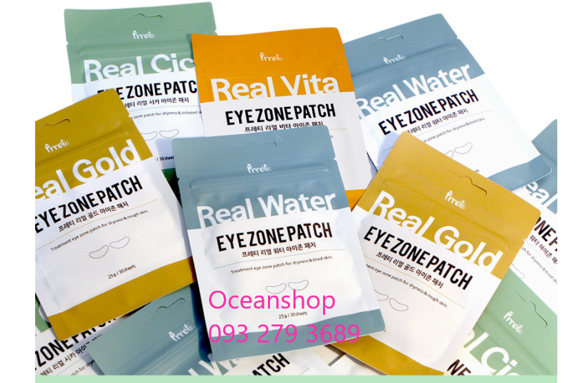 1 túi 30 miếng Mặt nạ cho mắt Prreti Real Vita Eye Zone Patch
