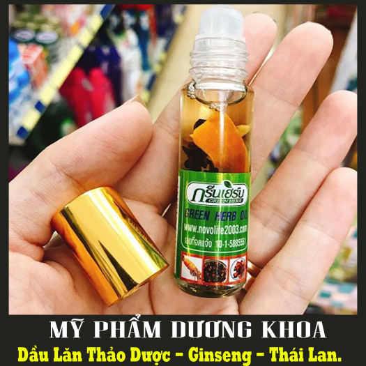 CHÍNH HÃNG - Dầu Lăn Thảo Dược - Ginseng Thái Lan - DẦU THẢO DƯỢC NHÂN SÂM THÁI LAN