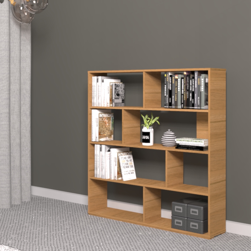 Inhome Furniture ชั้นวางหนังสือ W120×D24×H125 รุ่น SS-1224 มี 2 สี ชั้นวางของ ตู้เก็บของ ตู้หนังสือ ราคา 2,205 บาท*ส่งฟรี