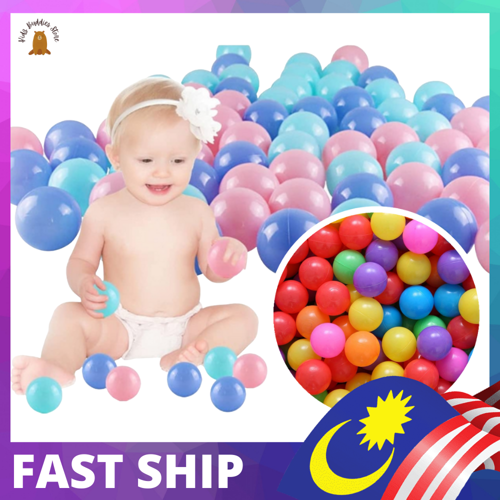 New 50/100pcs 5.6cm Colorful BallsBaby Kids Toy Soft Plastic PVC Ocean Ball Pit 