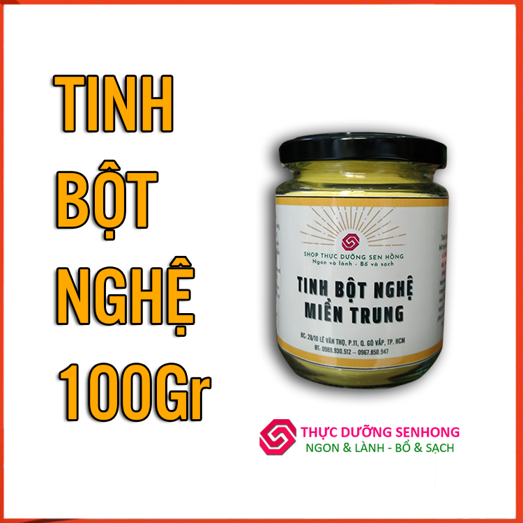 Tinh bột nghệ Miền Trung Nhà làm, nguyên chất 100%