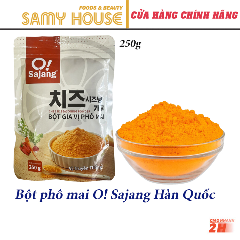 Bột gia vị phô mai o sajang vị truyền thống 250g