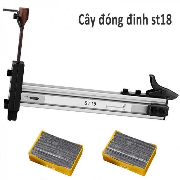 Cây gõ đinh búa đóng đinh ghim tường đóng bê tông st18 st38 Tặng kèm 2 hộp đinh