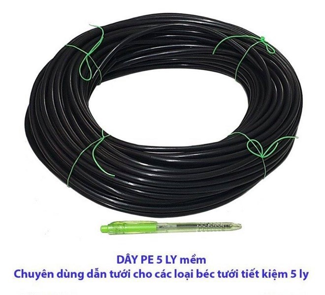 [HCM]20 mét ống tưới cây nhỏ giọt 5ly nhựa pe dẻo cao cấp dùng cho hệ thống tưới cây phun sương tưới nhỏ giọt tưới gốc gắn béc tưới 5 ly