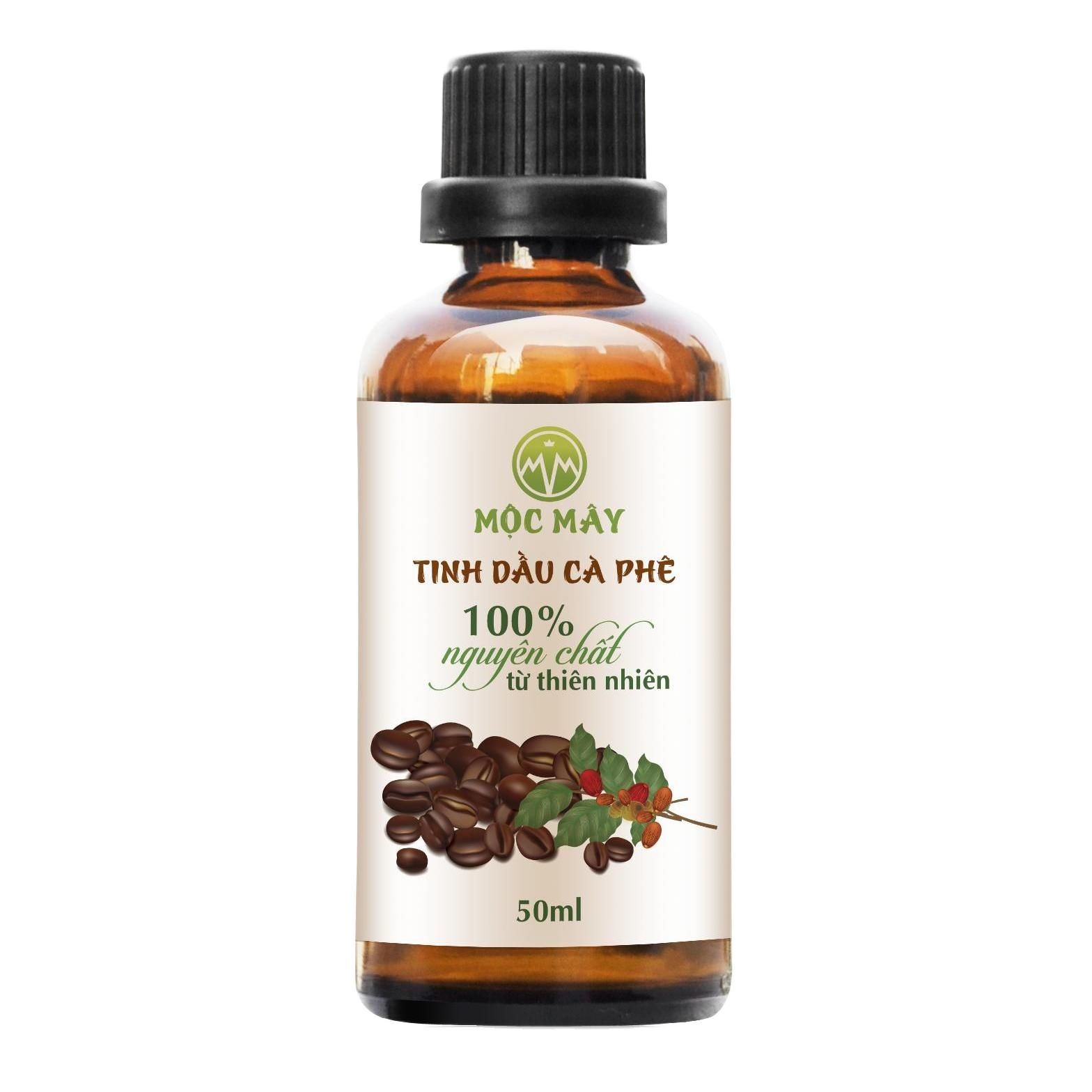 Tinh dầu cà phê (Coffee) chai 50ml nguyên chất Mộc Mây - tinh dầu nguyên chất từ thiên nhiên xông phòng, thơm phòng, thư giản, đuổi muỗi