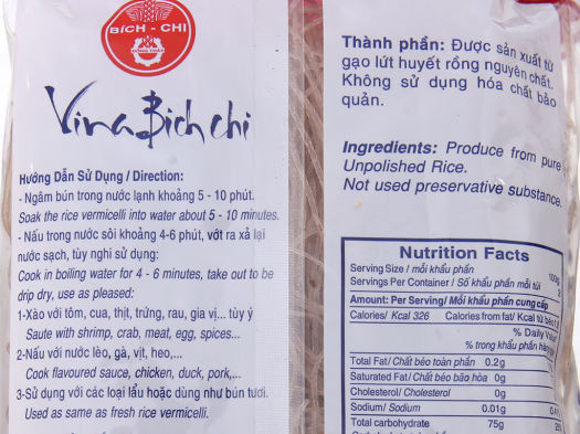 BÚN GẠO LỨT HUYẾT RỒNG BÍCH CHI 200G