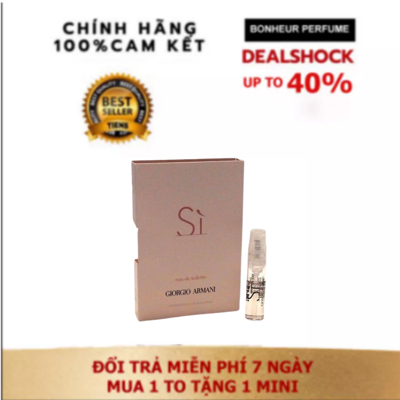 Nước hoa chiết vial Giorgio Armani Sì EDP 2ml
