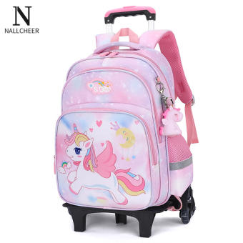 NALLCHEER Cặp Sách Có Bánh Xe Đẩy Cho Học Sinh Tiểu Học Cặp Sách Cho Trẻ Em Ba Lô Cho Học Sinh Cặp Sách Cho Trẻ Em