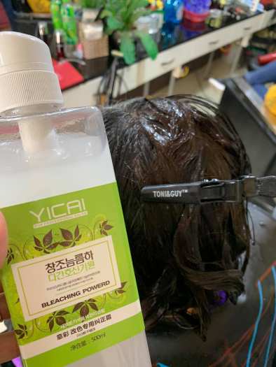 Bóc màu nhuộm oxy hóa , bóc đỏ , bóc đen ,tím , xanh không dùng oxi