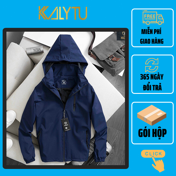 Áo gió nam nữ 2 lớp phối lưới chống nước tránh tia UV áo gió đôi mặc được bốn mùa hàng cao cấp bán shop - KALYTU.