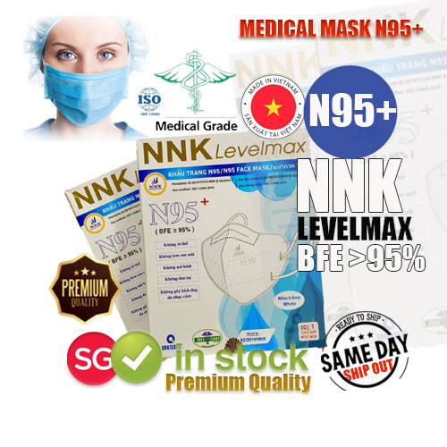 NNK N95+ LEVELMAX ISO Premium Medical Mask. ISO Certified. ISO 9001 : ...