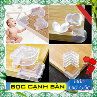 Combo 4 Miếng Bọc Cạnh Bàn Silicon Tiện Lợi An toàn cho Bé