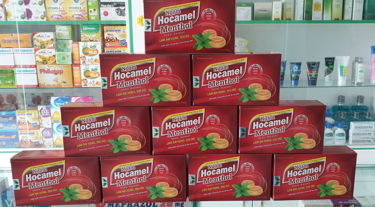 Viên ngậm hocamel menthol dùng cho bà bầu và phụ nữ sau sinh