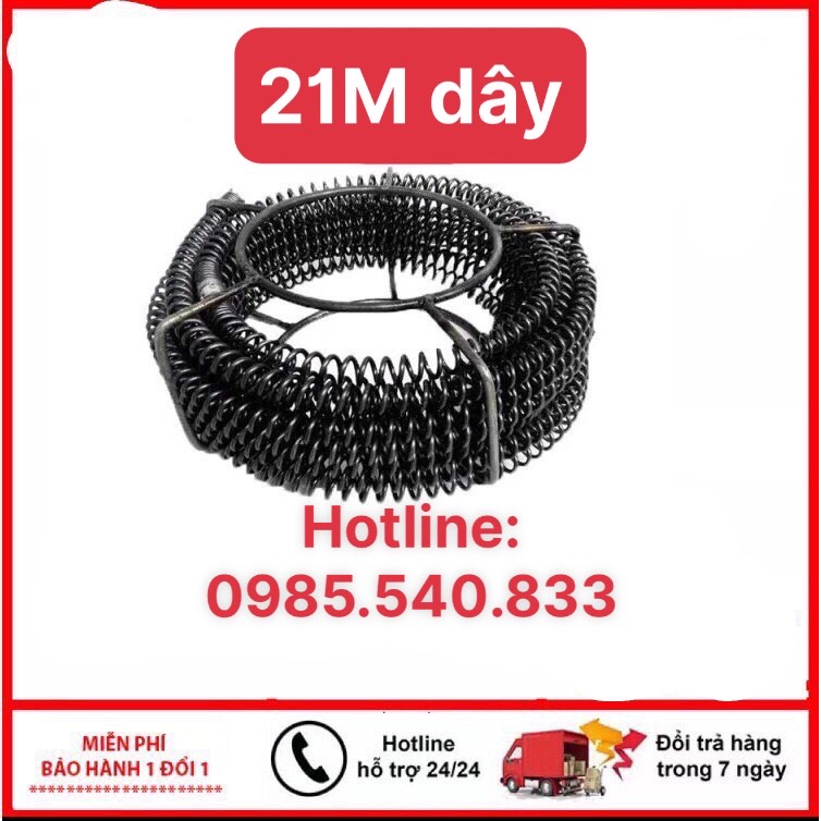 Dây thông tắc cống dài 21M