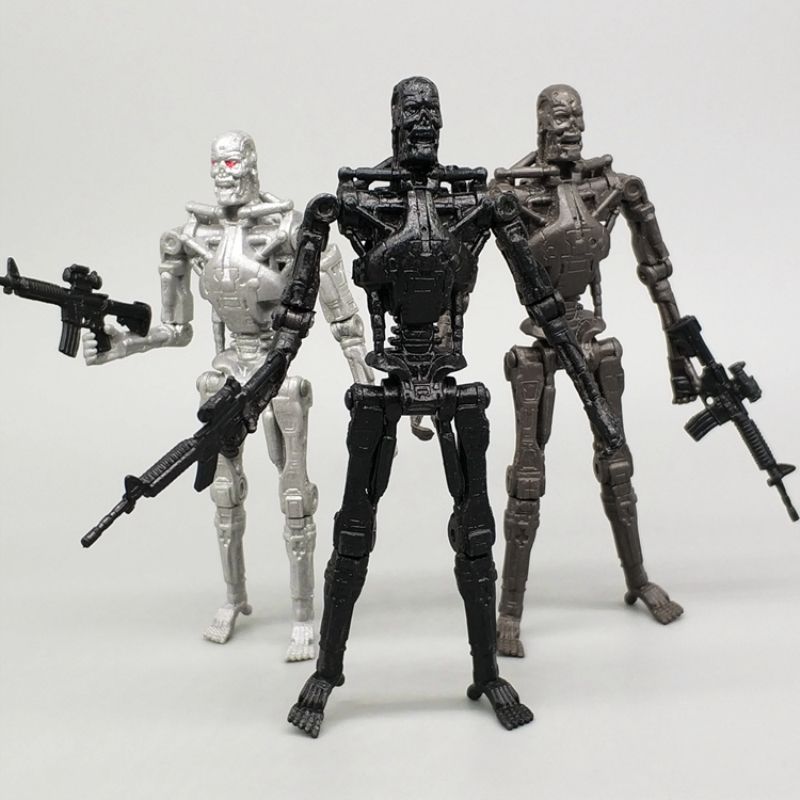 Cartoon Movie Figure Doll for The Terminator T800 T1000 Mechanical  Endoskeleton Model Toy Bookshelf Decoration