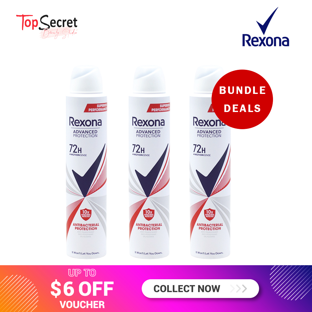 Rexona おまとめ売り15点セット Bundle of 3] Rexona Women Shower Clean Roll-On Deodorant 45ml