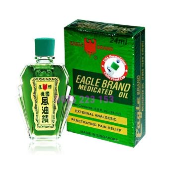 Dầu gió xanh 2 nắp singapore - Dầu Xịn - 24ml