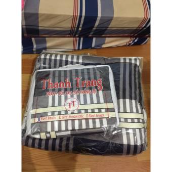 bộ drap ga giường coton 1m4