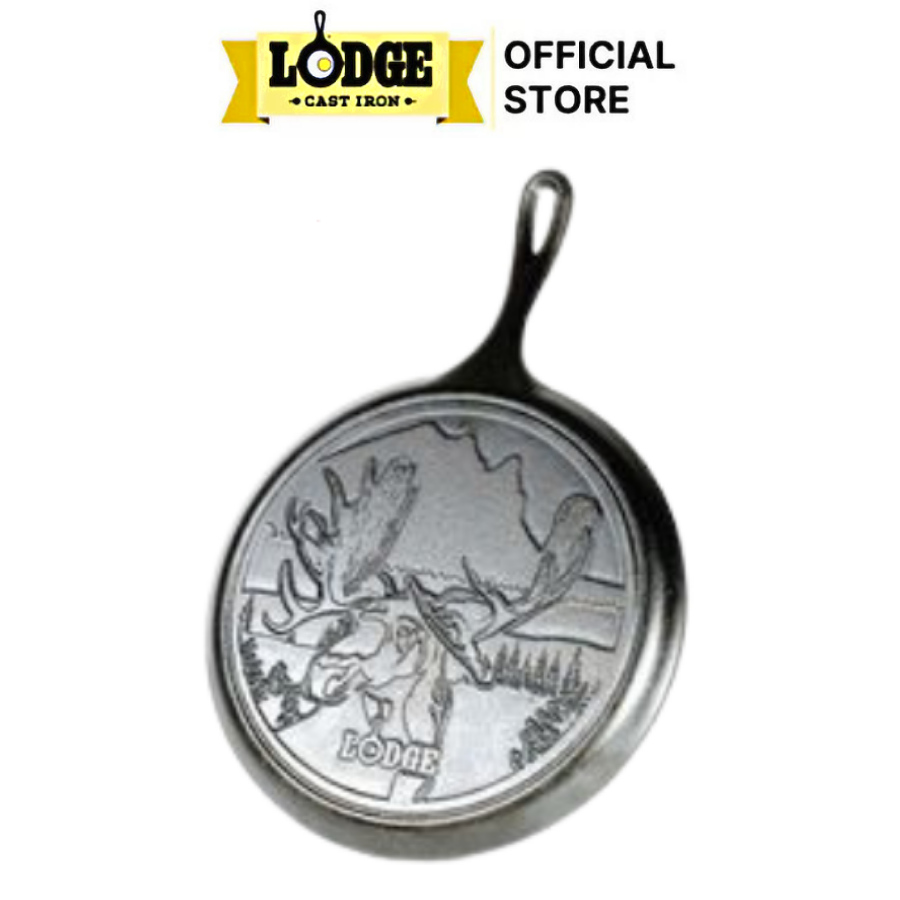Lodge - Chảo gang đáy hình nai - 26cm
