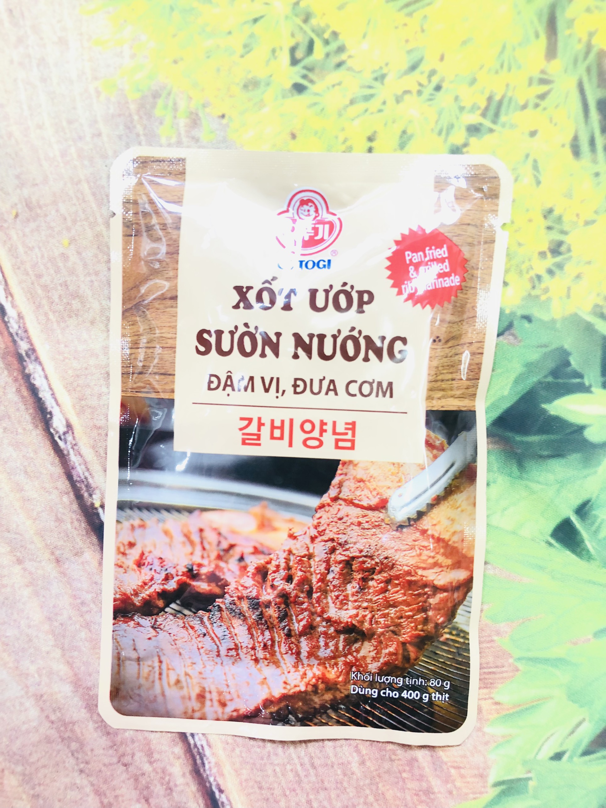 Sốt ướp thịt nướng/sốt me gói 80g_ đủ vị tùy chọn