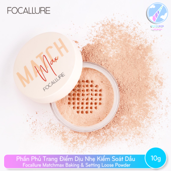 Phấn Phủ Trang Điểm Dịu Nhẹ Kiểm Soát Dầu Focallure Matchmax Baking & Setting Loose Powder 10g FA154