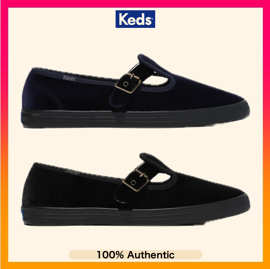 ★Keds★ Champion Strap Velvet Mary Jane_5XM01779F_904 Keds Champion Strap Velvet Mary Jane 30405XM01779F904 Women