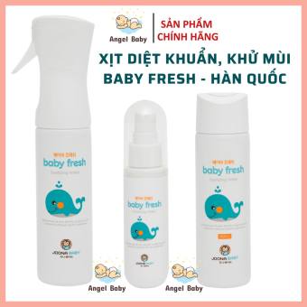 Xịt Diệt Khuẩn Khử Mùi Đồ Chơi Cho Bé Baby Fresh Hàn Quốc, Xịt Bình Sữa, Núm Ti Giả, An Toàn Cho Bé Từ Sơ Sinh