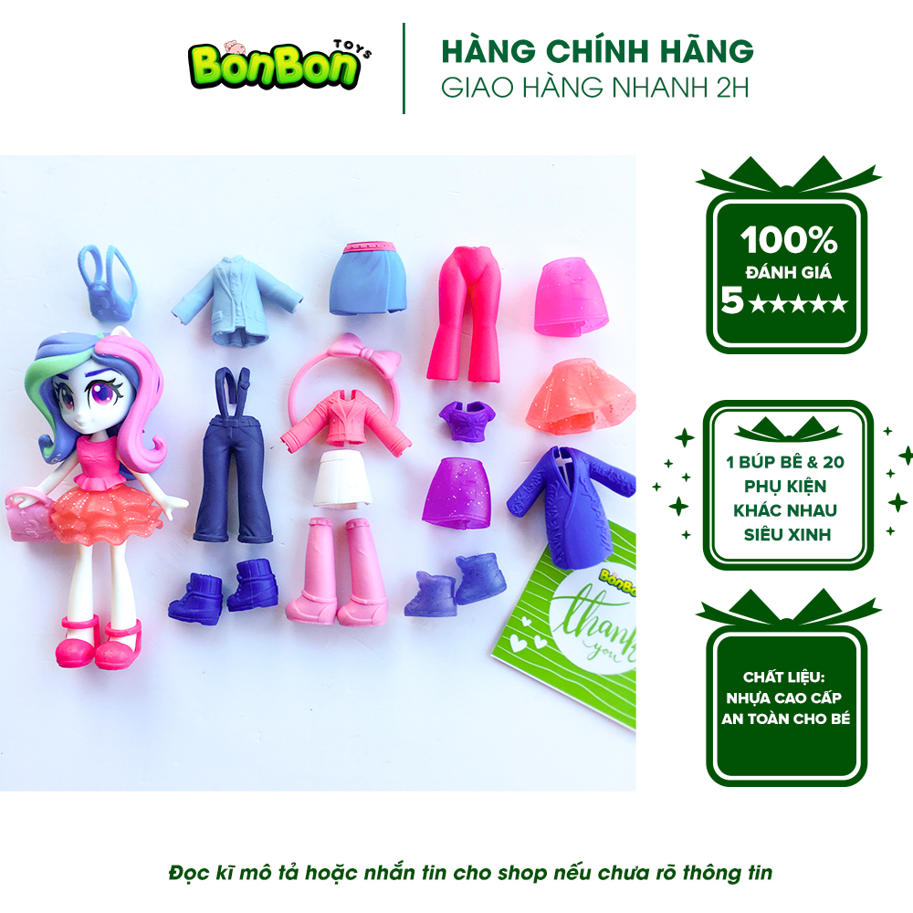 Set búp bê Pony + 20 phụ kiện đáng yêu (HÀNG XUẤT DƯ XỊN)